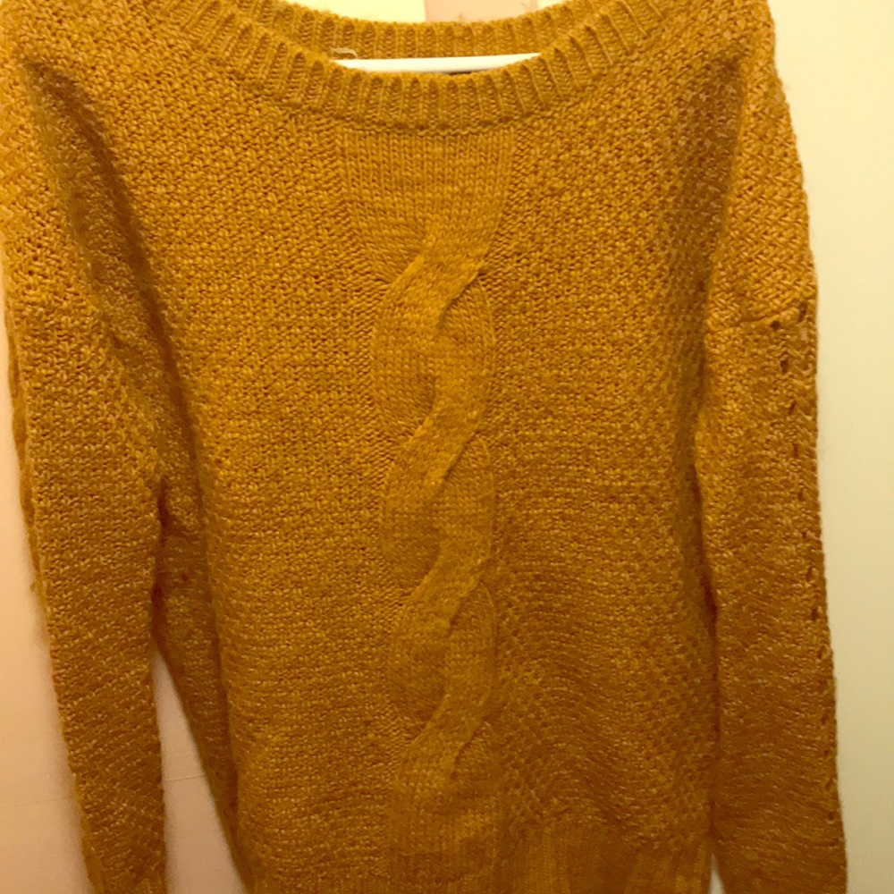 Ecote Mustard Heavy Sweater